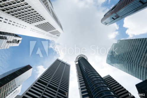 Picture of Modern office buildings in Singapore